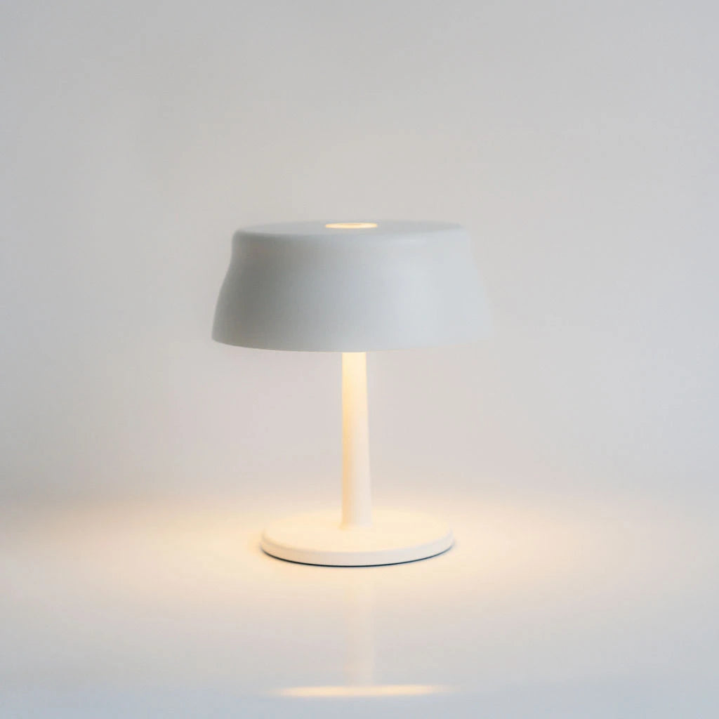 Baroque Lamp in White