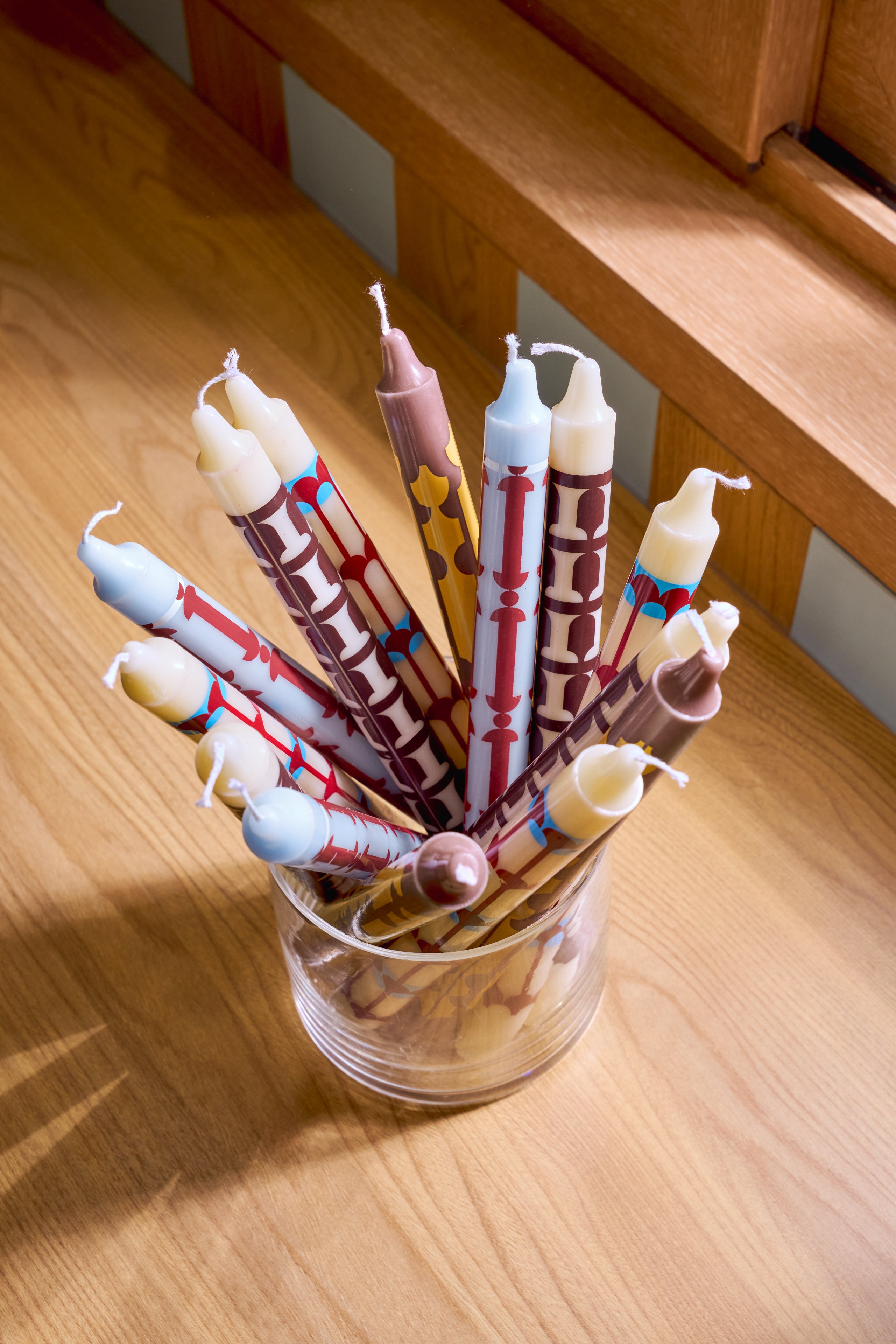 Graphic Taper Candlesticks Duo