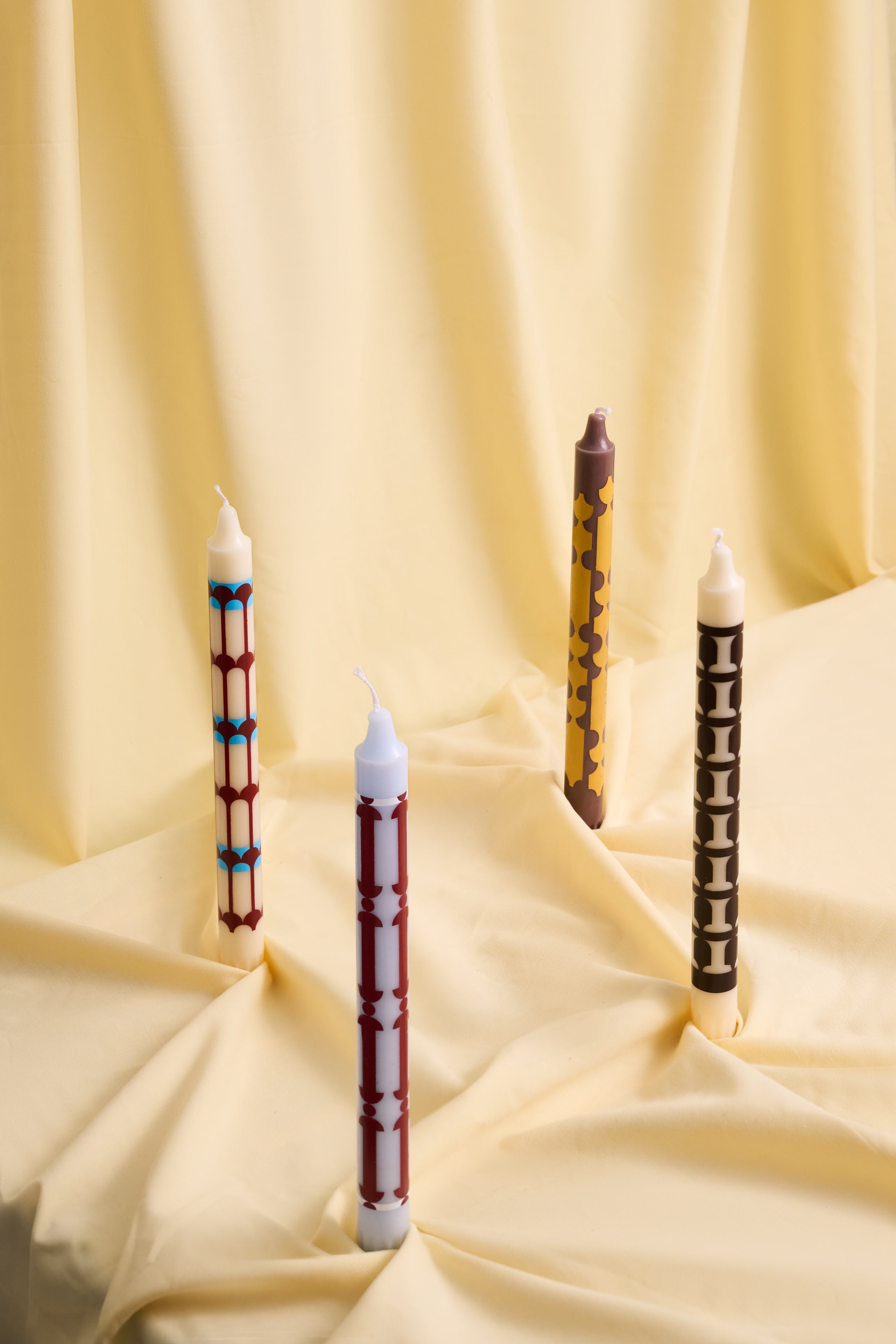 Graphic Taper Candlesticks Duo