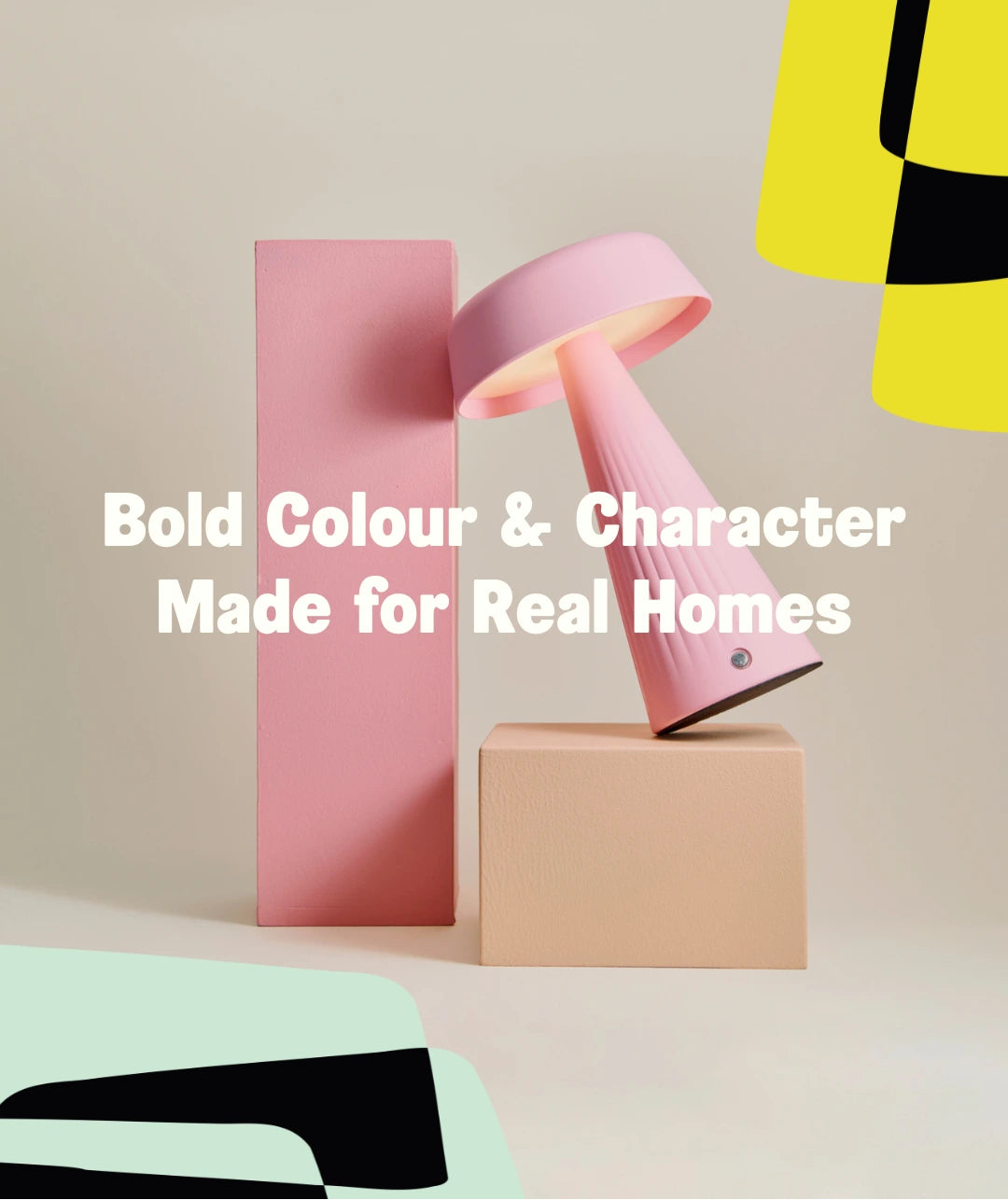 Vesper Pink Touch Lamp