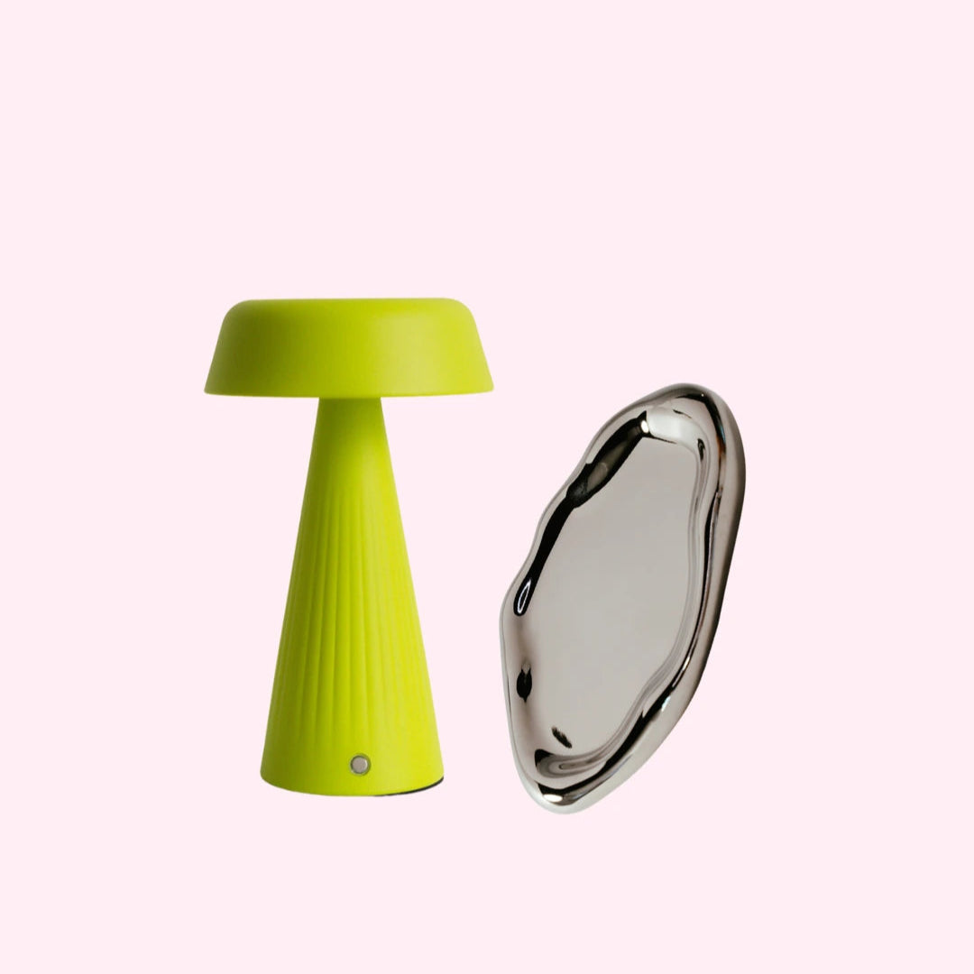 Vesper Touch Lamp with Trinket Tray